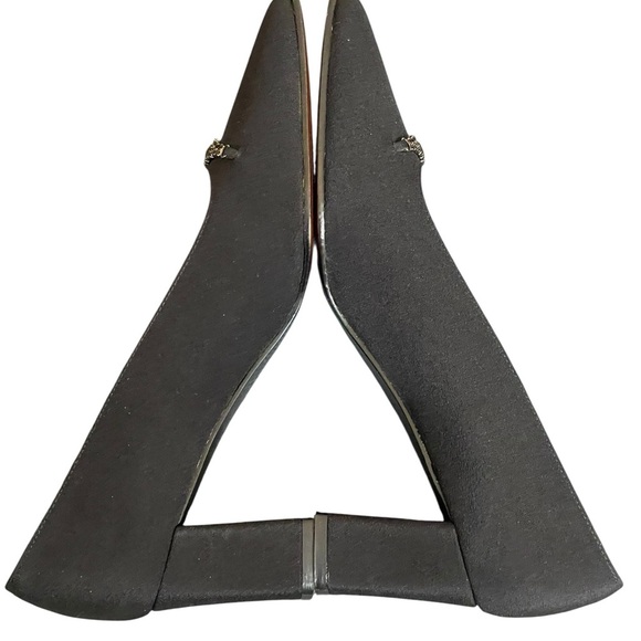 Stuart Weitzman Pump Women's
7.5AA Black Fabric Embellish Slip
On Block Heel - Picture 9 of 14